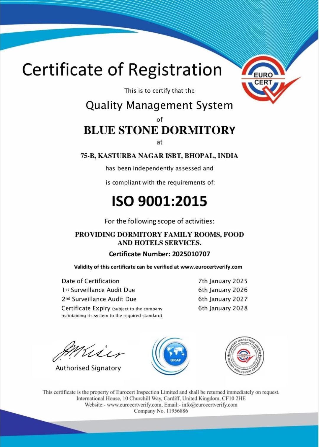 Blue Stone Dormitory بوبال المظهر الخارجي الصورة